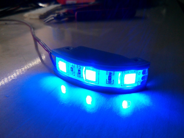 DJI F550 - LED strip mount