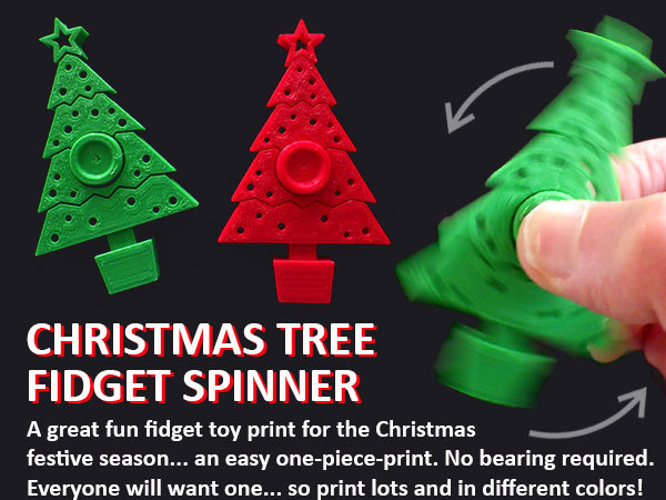 Christmas Tree Fidget Spinner
