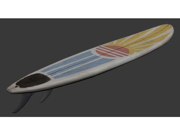 Miniatur Dekosurfboard 17 cm aus Holz surfen Surfbrett Surfboard SU-017-Pan- 