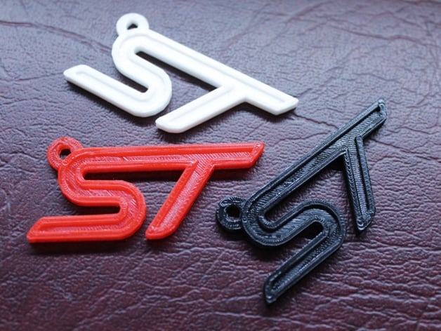 Ford ST Emblem Keytag (Medium-Res)