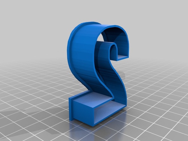 3DNrj.com Number 2 Small Cookie Cutter