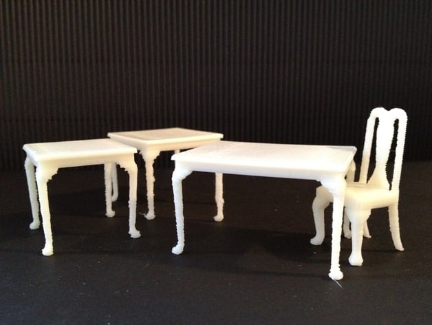 Miniature Queen Anne Dining Tables