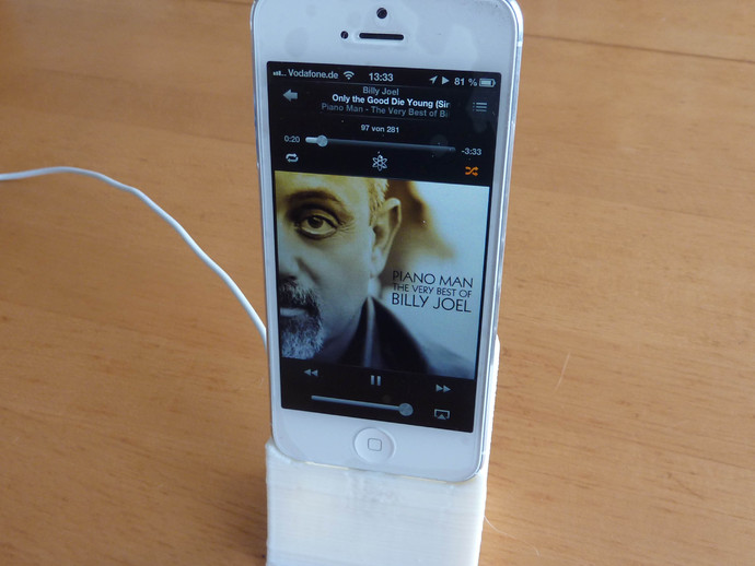Stand for iPhone 5, 5S and SE - Dock to sync and charge
