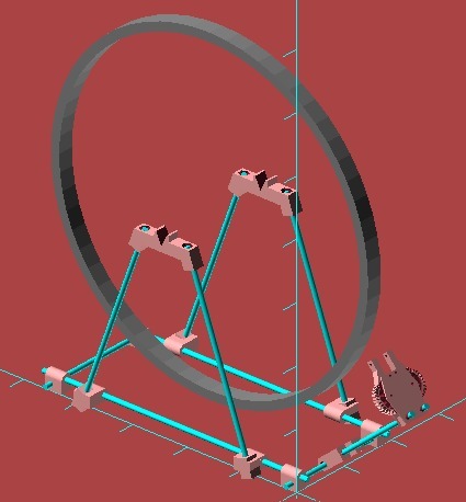 Zentrierständer für Fahrrad-Laufräder / bicycle wheel truing stand
