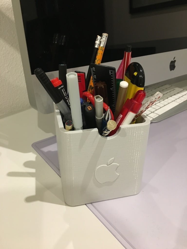 Pen Box with cap (Apple Logo)