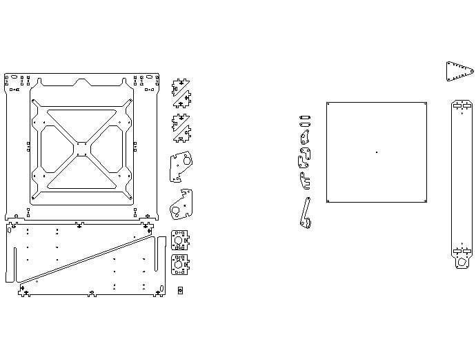 prusa i3 XL aluminum frame w/ aluminum gantry