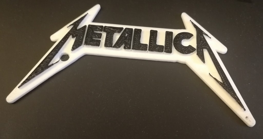 Metallica key tag