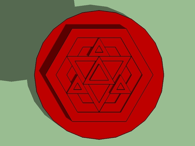 Wax Stamp - Triangle Design
