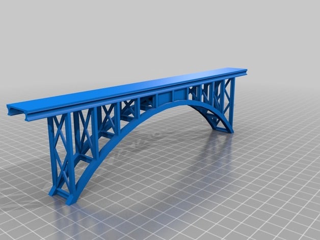 Model railroad, Truss Arch Bridge by wolverineboat 
