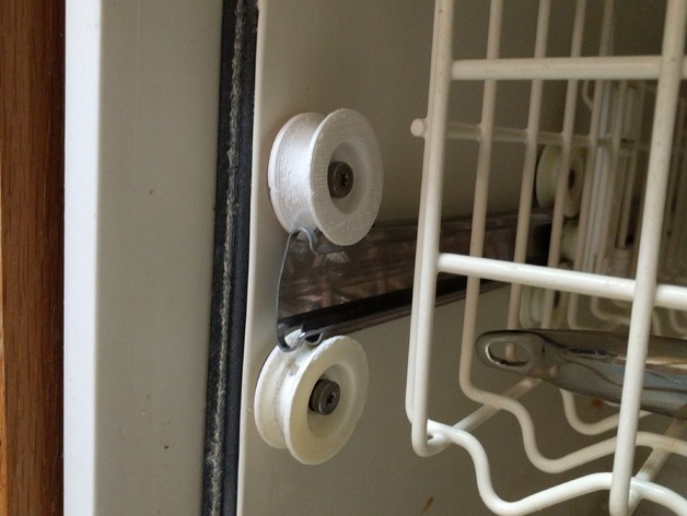 DU920PFGQ3 Whirlpool Dishwasher Dish Rack Roller