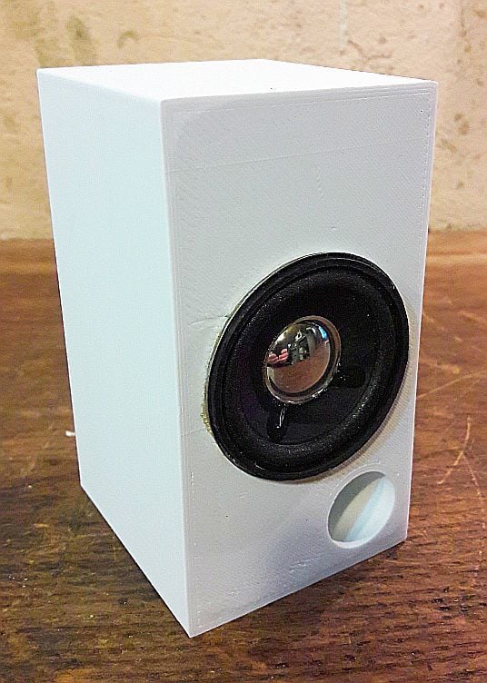 2" bass reflex speaker enclosure - customizable