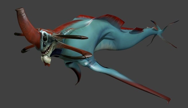 Subnautica's Reaper Leviathan (Stubby Ver)