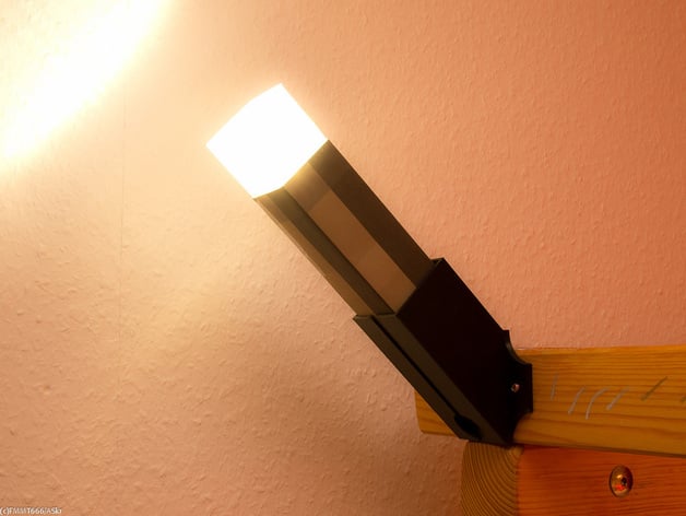 Minecraft Torch with wall mount