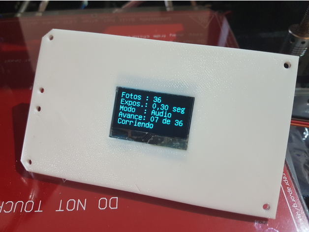 Panel de control con botones, potenciómetro y OLED 128 x 64