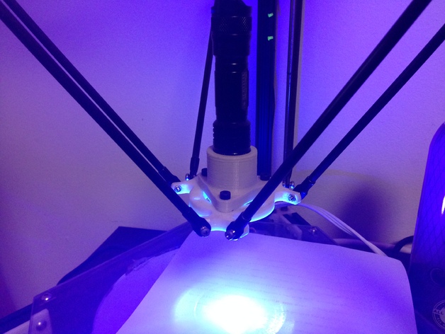 Delta 3d printer to Laser cutter!