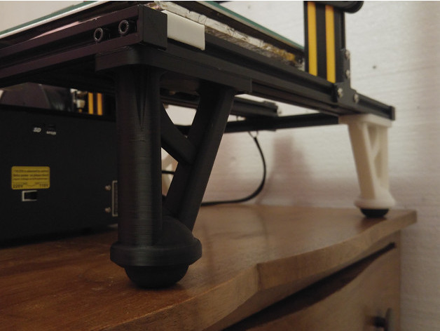 Cr 10 Foot Updated By Lomic Thingiverse