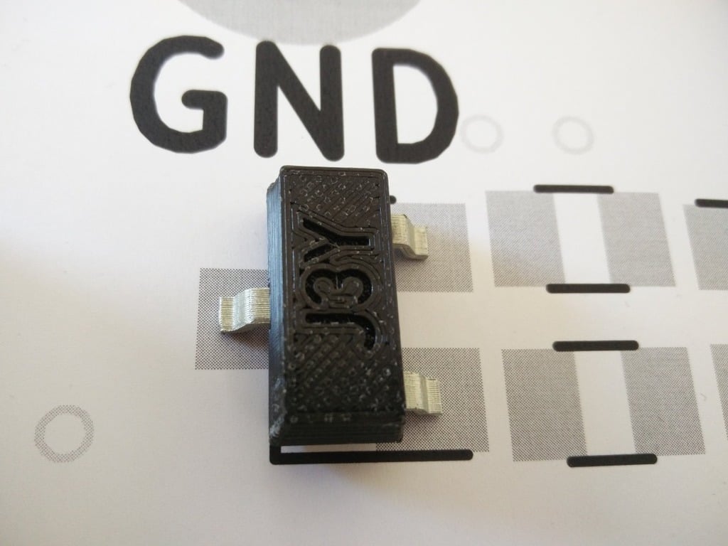 10:1 SMD part: SOT-23 Transistor