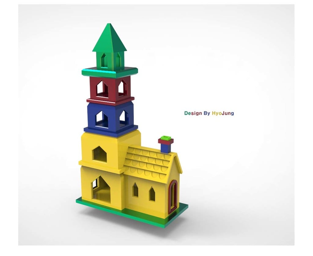 Building Castles Toy Decoration