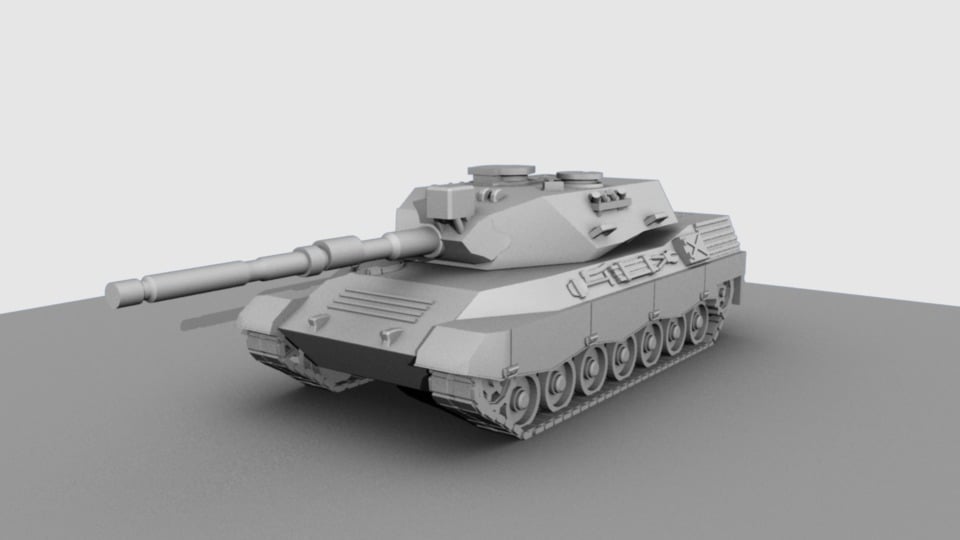 Leopard-1 a4 15mm scale