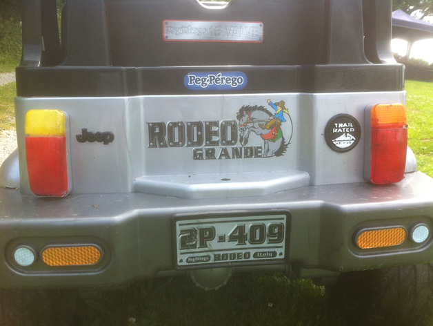 tail light replacement ,peg perego rodeo grande jeep