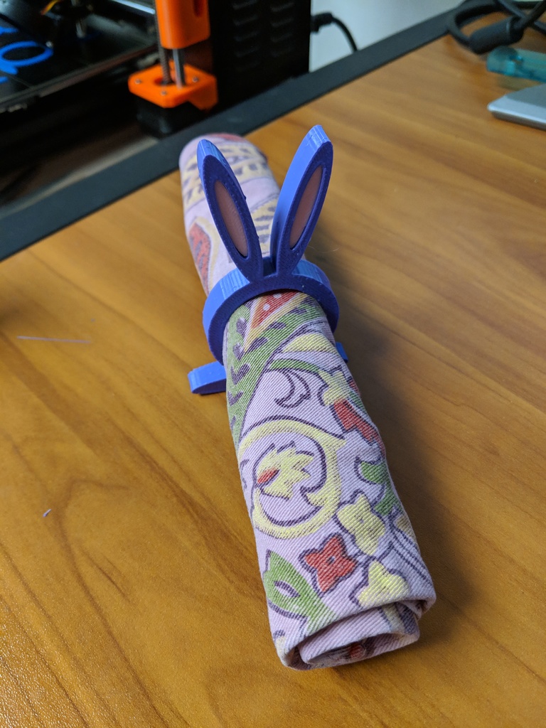 Easter Bunny Napkin Ring Multicolor