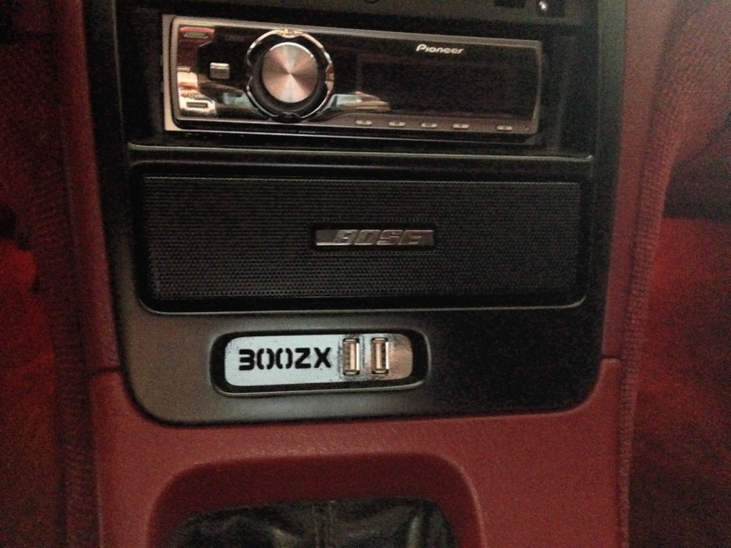 300ZX 2 port USB Clock replacement and logo options