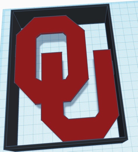 OU Logo in a Frame
