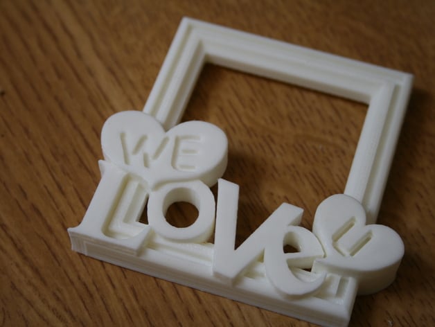Love Message 3D Picture Frame 