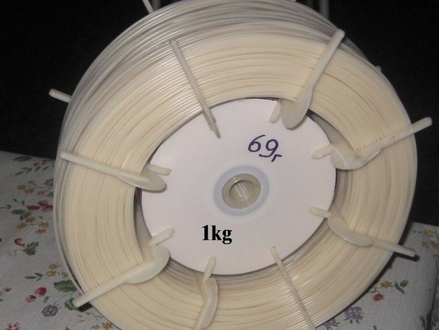 1.75mm filament spool from 2 CD