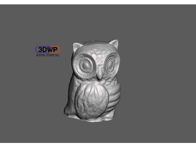 Owl Sculpture 3D Scan