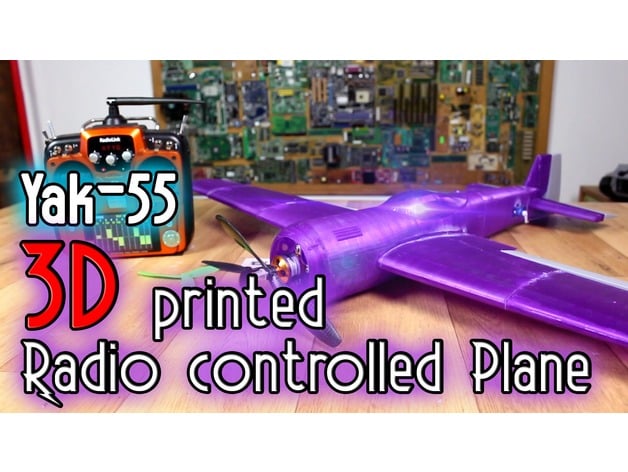 3D Printed Plane Yak55 Free Files