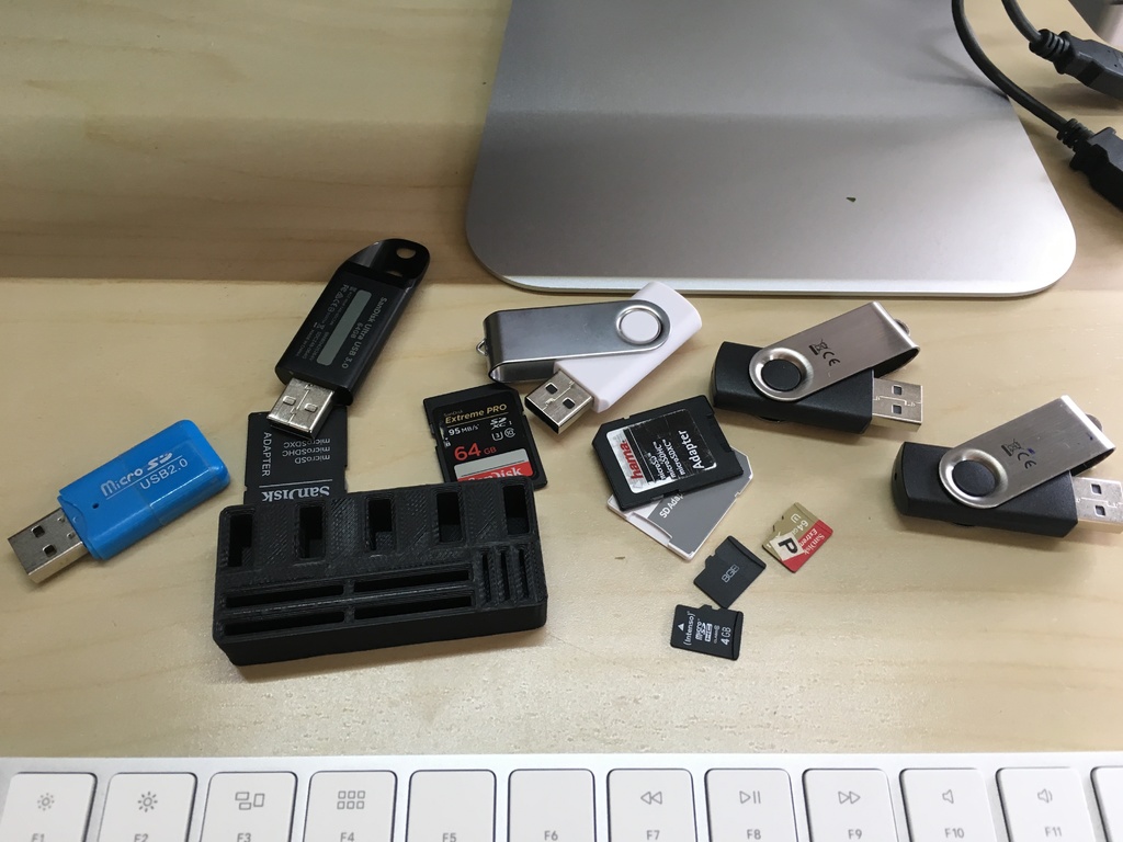 USB, SDHC, MicroSD holder