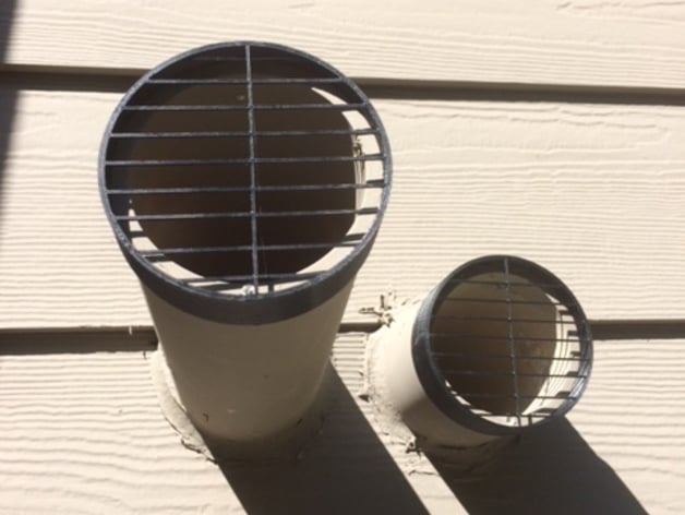 Vent pipe grille