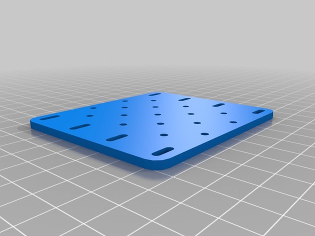 Small Mounting Plate for Makerslide V-wheels