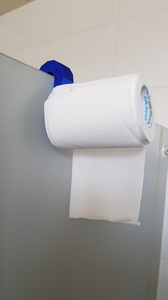 toilet paper extender at wall (19mm)