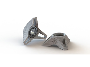 universal spool holder for 24 - 56mm holes 3D model