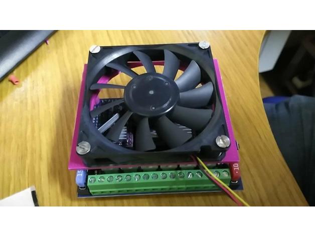 Simple 80mm fan holder for RADDS