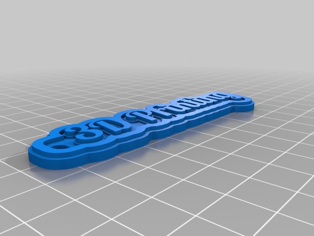 3D Printing tag or Keychain