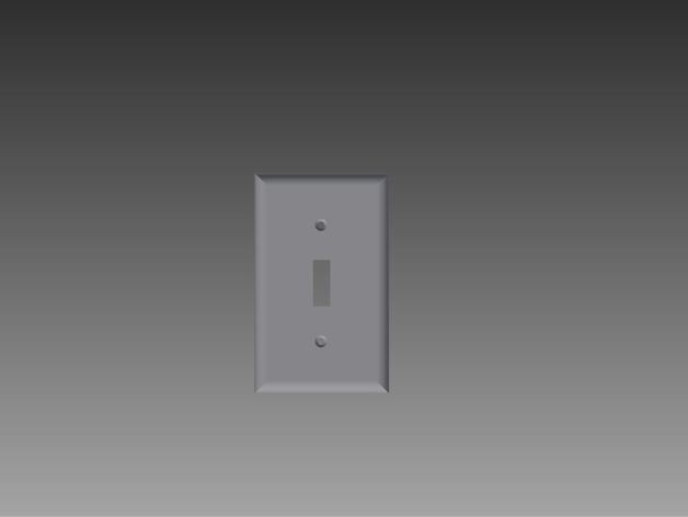 Customizable 4.5"x2.25" light switch