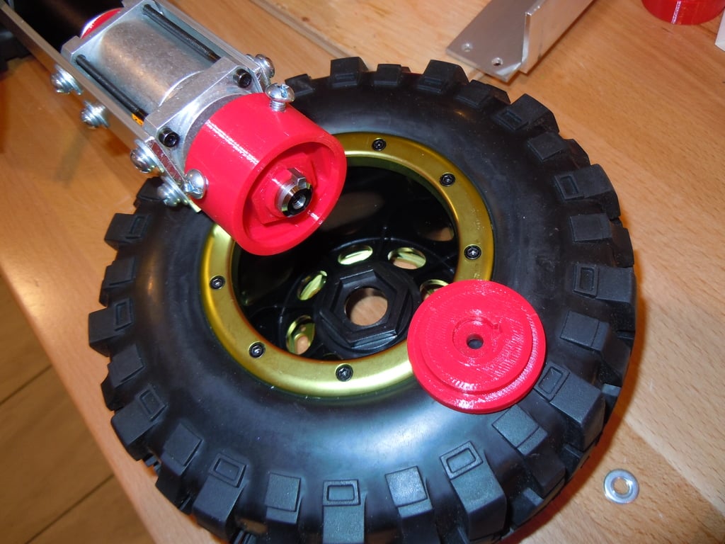 BaneBots P60 Gearbox 1/5 Maxstone Crawler Wheels evil-rover02