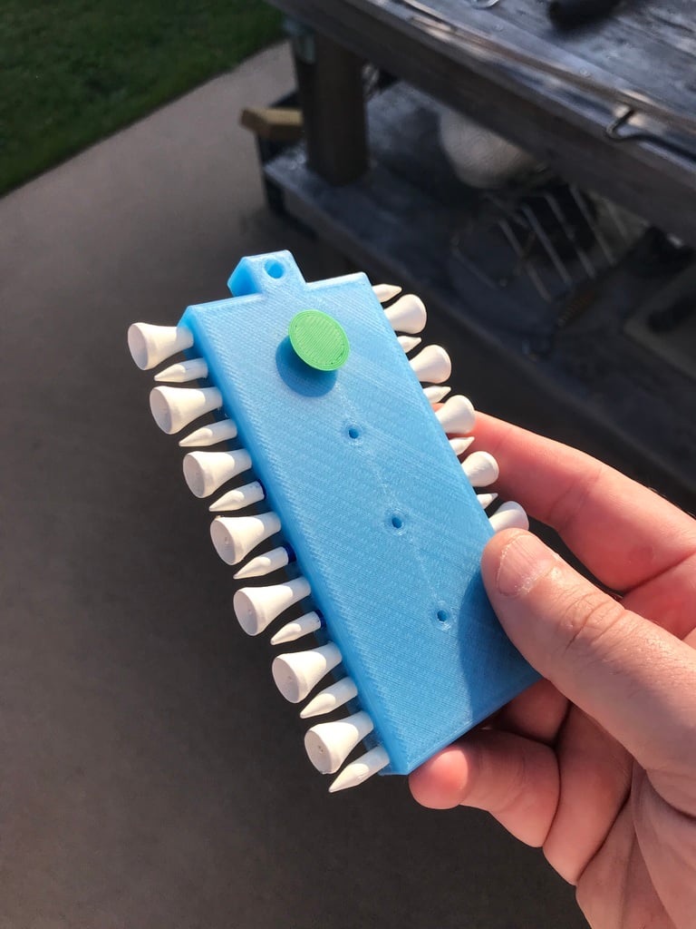 Golf Tee and Ball Marker Holder