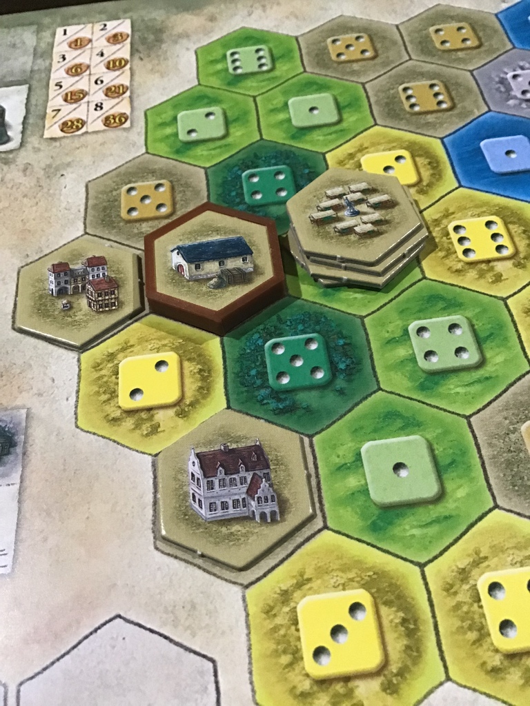 The Castles of Burgundy Board Game - Hex Token Capsules
