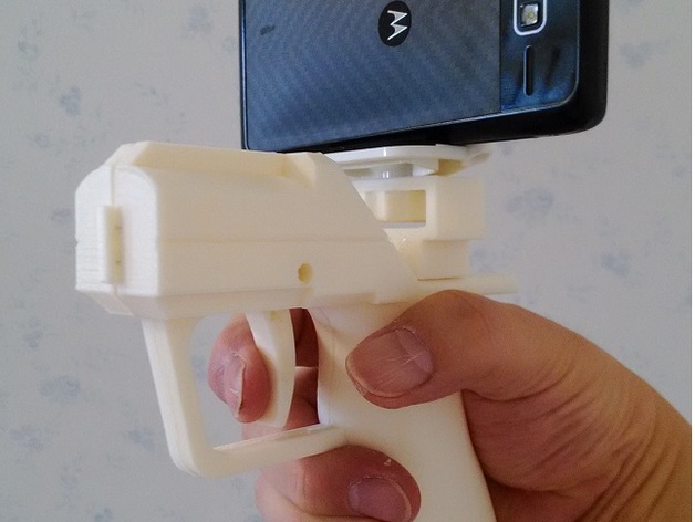 Gun-type camera holder