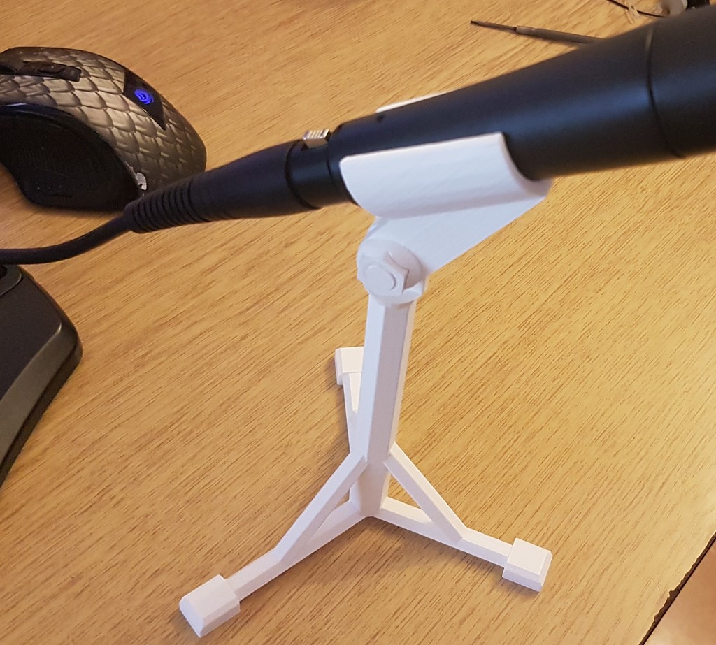 Microphone stand (Fully printable)