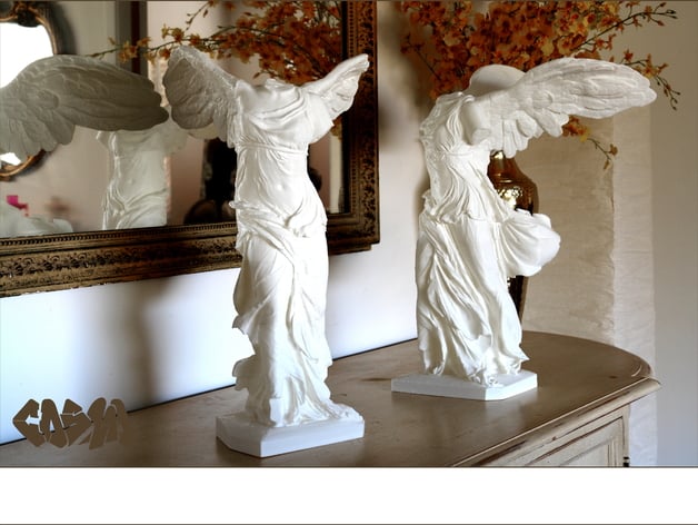 winged victory of samothrace 3d model