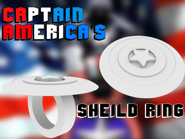 Captain America's Shield Ring
