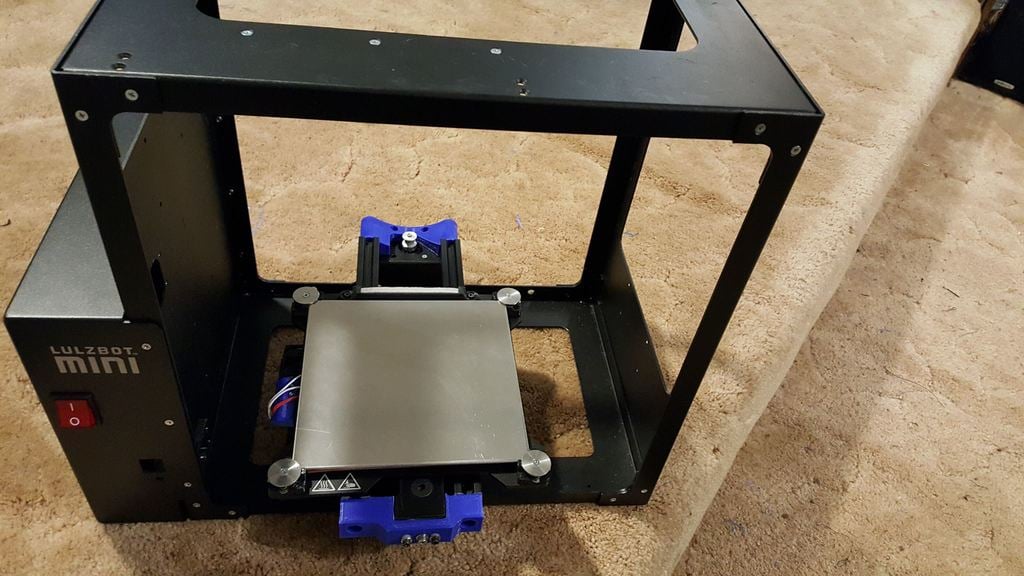 Openbuilds v-slot Y axis for Lulzbot Mini 1.0x and 2.0x variants