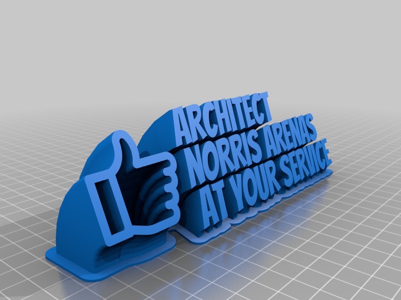 3d text sweep norris