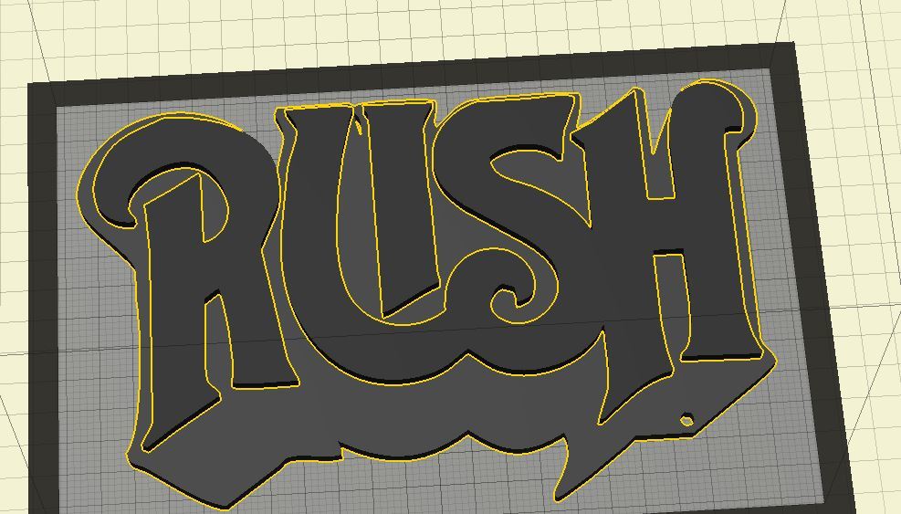 Rush (Band) Logo - Keychain