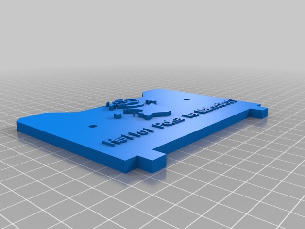 Minion Makerbot 2, 2X Backplate
